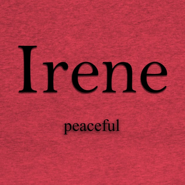 Irene Name meaning by Demonic cute cat